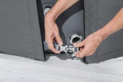 Bestway Lay-Z Spa Isolerende Beschermhoes - Ø 216 Cm -Bestway Verkoop 1267 1900 thermal cover vastklikken resultaat