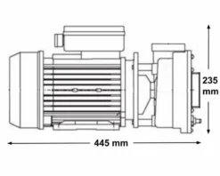 LX WP300 Spa Massagepomp 3 PK - 2 Speed -Bestway Verkoop 3771.2bis 1