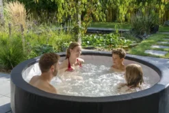 EXIT TOYS EXIT Leather Premium Opbouw Spa - 4-6 Persoons -Bestway Verkoop exit leather premium 6 opblaasbare spa sfeer tuin 2