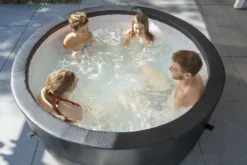 EXIT TOYS EXIT Leather Premium Opbouw Spa - 4-6 Persoons -Bestway Verkoop exit leather premium 6 opblaasbare spa sfeer tuin 3