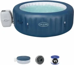 Bestway Lay-Z Spa Milan AirJet Plus Opblaasbare Spa - 6 Persoons -Bestway Verkoop lay z spa milan airjet plus opblaasbare spa 6 persoons 1