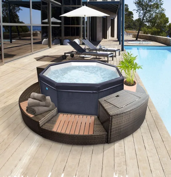 NetSpa Octopus Opbouw Spa - 6 Persoons 8 NetSpa Octopus Opbouw Spa - 6 Persoons - Afbeelding 6